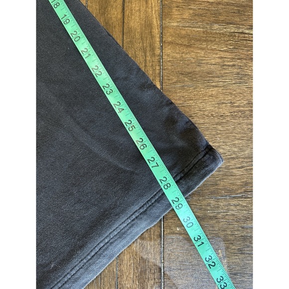 Athleta Sweatpants Balance Wide Leg Tencel Fleece Black Flare Women's XL 631950 - Picture 10 of 10